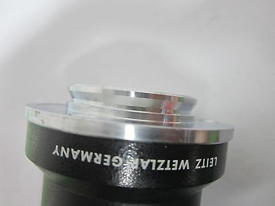 LEITZ GERMANY CAMERA PORT ADAPTER FOR MICROSCOPE OPTICS AS IS BIN#58-33