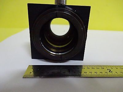 MICROSCOPE PART LEITZ GERMANY LENS BRASS MOUNTED OPTICS AS IS BIN#W6-17