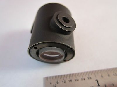 MICROSCOPE LEITZ OPTICAL PART MOUNTED IN BRASS OPTICS BIN#5M-16