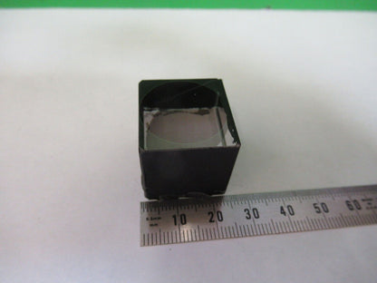 ZEISS PRIMO HEAD BEAM SPLITTER CUBE GLASS MICROSCOPE PART AS PICTURED #R7-B-67