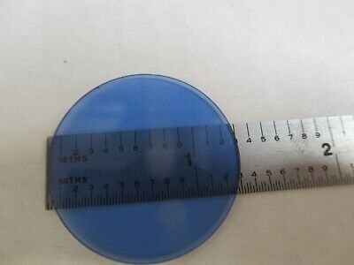 WILD HEERBRUGG SWISS BLUE CLEAR FILTER MICROSCOPE PART OPTICS &12-A-122