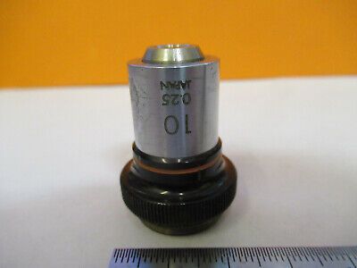 OLYMPUS JAPAN 10X OBJECTIVE OPTICS LENS MICROSCOPE PART AS PICTURED &W3-B-34