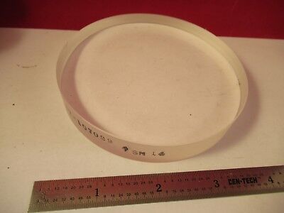 OPTICAL FLAT FUSED SILICA 4" DIAMETER ZYGO 1/10 WAVE PRO LASER OPTICS &75-B-01