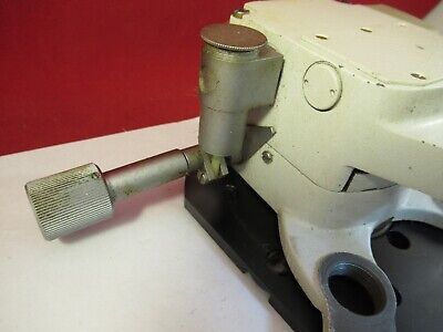 LEITZ HARDNESS TESTER OPTICS ASSEMBLY HOLDER MICROSCOPE PART as pictured &W2-A57