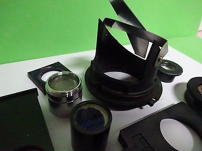 FOR PARTS MICROSCOPE PARTS ASSORTED OPTICS AS IS BIN#Y2-22