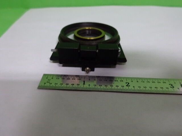 MICROSCOPE PART ZEISS POLARIZER OBJECTIVE HOLDER POL OPTICS AS IS #AQ-08