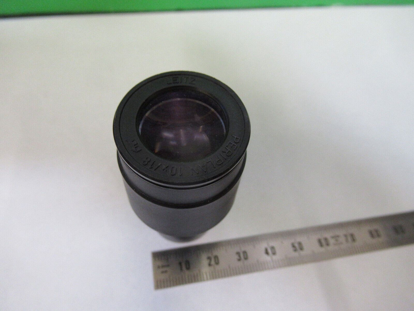 MICROSCOPE EYEPIECE OCULAR LEITZ GERMANY 10X/18 OPTICS as pictured #S2-C-55