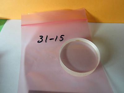 OPTICAL ULTRAVIOLET UV FLAT LENS FILTER AS IS LASER OPTICS  BIN#31-15