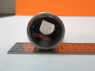 ANTIQUE POLARIZER CRYSTAL LENS LEITZ OPTICS MICROSCOPE PART AS PICTURED &7B-B-68