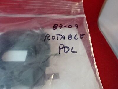 WILD M21 SWISS POL STAGE ROTATABLE TABLE MICROSCOPE PART OPTICS AS IS &87-09