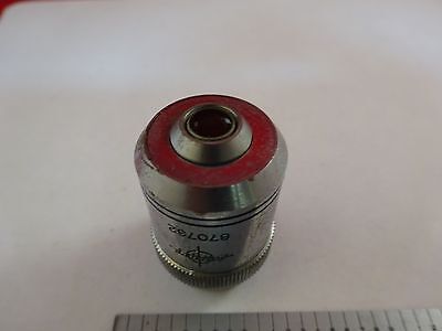 MICROSCOPE PART OBJECTIVE SWIFT 10X OPTICS AS IS BIN#N2-E-12