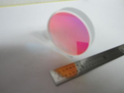 OPTICAL FLAT COATED MIRROR FILTER LASER OPTICS BIN#G8-05