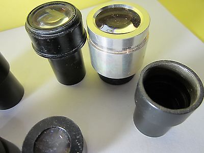 LOT MICROSCOPE OLYMPUS EYEPIECES scratch dent #31-B-02