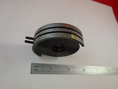 MICROSCOPE PART LEITZ WETZLAR GERMANY IRIS DIAPHRAGM OPTICS AS IS BIN#C9-A-13