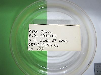 OPTICAL ZYGO INTERFEROMETER FLAT DICHROIC SB COMB LASER OPTICS AS IS BIN#L1-24