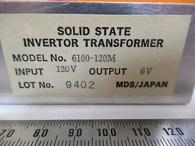 MEIJI JAPAN POWER SUPPLY 6100-120M  MICROSCOPE AS PICTURED 4B-FT-06