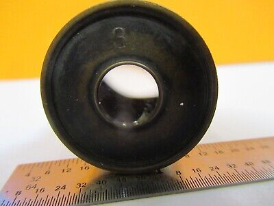 ANTIQUE CARL ZEISS EYEPIECE "3" OPTICS MICROSCOPE PART AS PICTURED &8M-A-68