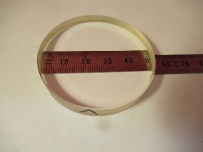 OPTICAL FLAT 2" DIAMETER PYREX PRO OPTICS AS PICTURED &FT-2-84