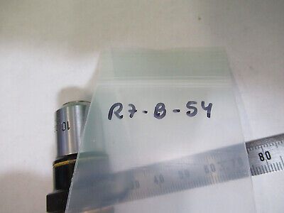 CARL ZEISS GERMANY 10X /160 OBJECTIVE LENS MICROSCOPE PART AS PICTURED #R7-B-54