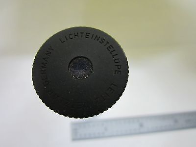 MICROSCOPE PART EYEPIECE  LEITZ GERMANY LICHTEINSTELLUPE OPTICS AS IS BIN#U1-13