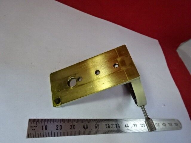 WILD HEERBRUGG SWISS M11 BRASS CONDENSER HOLDER MICROSCOPE PART #6V-A-07