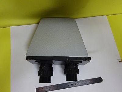 MICROSCOPE PART LEITZ GERMANY HEAD OPTICS AS IS BIN#17-D-02