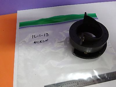 NIKON IRIS DIAPHRAGM OPTICS MICROSCOPE PART &IL-1-13