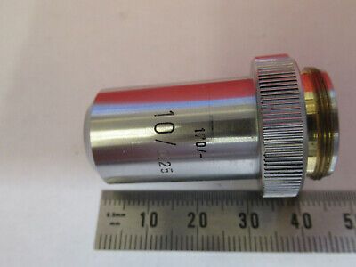 LEITZ WETZLAR OBJECTIVE 10X /170 LENS MICROSCOPE PART AS PICTURED &B2-A-31