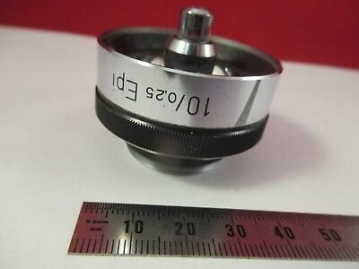 WILD SWISS OBJECTIVE EPI 10X MICROSCOPE PART OPTICS AS PICTURED &FT-4-30