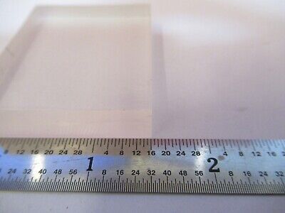 OPTICAL SQUARE GLASS BLOCK FROSTED POLISH DULL SIDES OPTICS AS PICTURED &B9-A-21