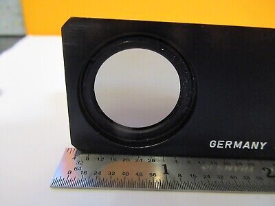 LEICA LEITZ GERMANY POLARIZER SLIDE 573098 MICROSCOPE PART AS PICTURED &H8-B-19