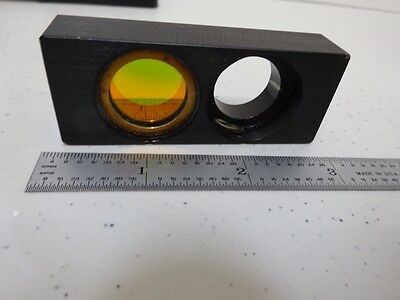 MICROSCOPE PART DICHROIC FILTER SLIDE OPTICS AS IS BN#N6-95