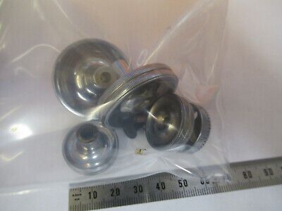 LEITZ WETZLAR GERMANY SET of KNOBS VINTAGE MICROSCOPE PART AS PICTURED &8Y-A-95