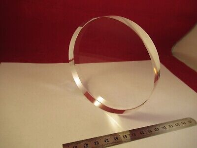 OPTICAL FLAT 4" DIAMETER FUSED SILICA 1/10 WAVE LASER OPTICS AS PICTURED 29-A-02