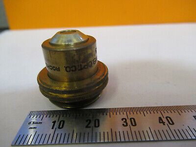 ANTIQUE BRASS Bausch Lomb OBJECTIVE LENS MICROSCOPE PART AS PICTURED &8Y-A-118