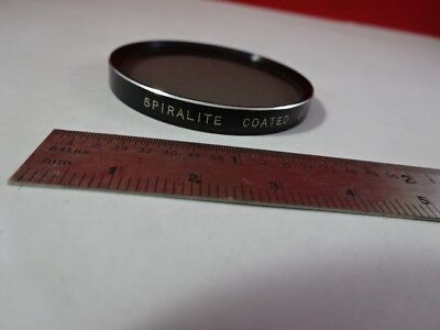 OPTICAL FILTER SPIRALITE COATED SERIES 6 2X OPTICS AS IS &AV-A-04