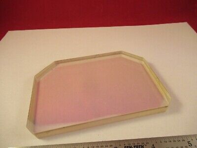 OPTICAL TRAPEZOIDAL GLASS COATED THICK OPTICS MIL SPEC AS PICTURED &FT-5-116