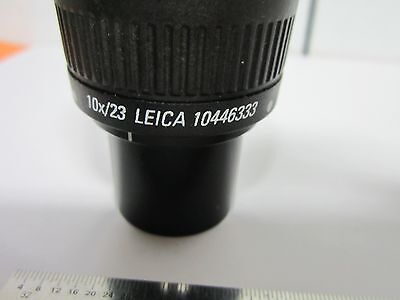 OPTICAL MICROSCOPE POLYVAR REICHERT LEICA EYEPIECE 10X/23 OPTICS BIN#A3-H-4