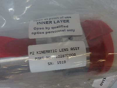 OPTICAL LARGE P2 KINEMATIC LENS ASSEMBLY MIL SPEC LASER OPTICS AS IS BIN#D7-E-01