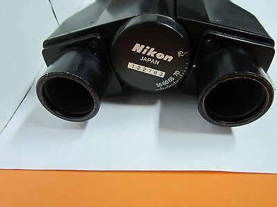 OPTICAL MICROSCOPE PART NIKON HEAD WITHOUT EYEPIECES OPTICS BIN#A9