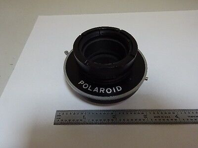 MIKROSKOPTEIL KAMERAVERSCHLUSS COPAL POLAROID JAPAN OPTICS AS IS #AL-09