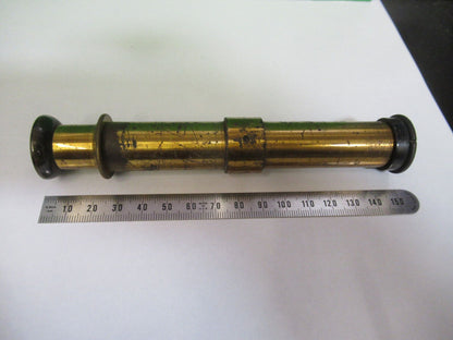 ANTIQUE BRASS TELESCOPE UNKNOWN COLLIMATOR SCOPE PART AS PICTURED Z6-A-04