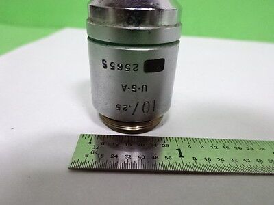 MICROSCOPE PART OBJECTIVE AO PLAN EPI 10X INFINITY AMERICAN OPTICS AS IS B#AF-16