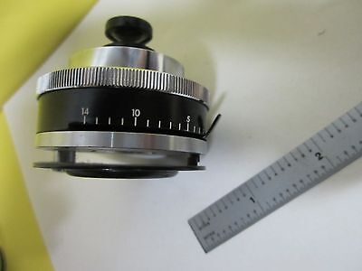 MICROSCOPE PART NIKON JAPAN CONDENSER OPTICS AS IS BIN#T8-10