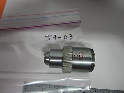 FOR PARTS NIKON 50X C NIPPON KOGAKU OBJECTIVE MICROSCOPE OPTICS BIN#J7-03