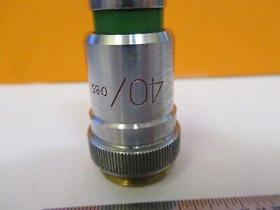 VICKERS ENGLAND OBJECTIVE 40X LENS OPTICS MICROSCOPE PART AS PICTURED &50-A-26