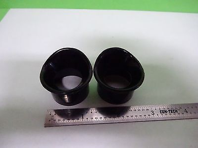 MICROSCOPE PART GUARDS FOR EYEPIECE OPTICS AS IS BIN#Y2-28