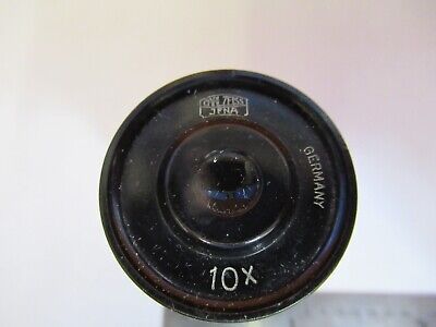 CARL ZEISS 10X EYEPIECE OCULAR OPTICS MICROSCOPE PART AS PICTURED &8M-A-20