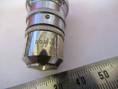 ANTIQUE LEITZ WETZLAR LENS + IRIS OBJECTIVE MICROSCOPE PART AS PICTURED &B3-B-13