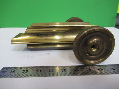 CARL ZEISS JENA ANTIQUE BRASS TUBUS HOLDER MICROSCOPE PART AS PICTURED #W5-B-05